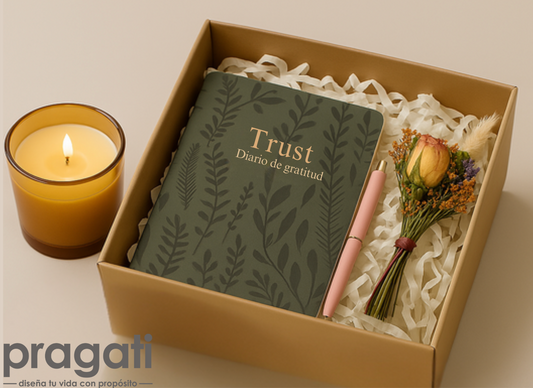 Gift Box dia de la madre - TRUST- Diario de Gratitud
